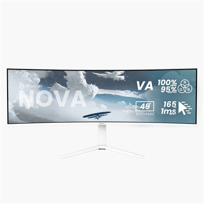 Arozzi Nova 49" VA 165Hz Hvid